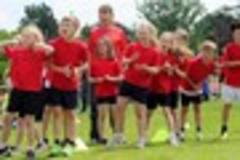 photos: relays thrills in barnstaple schools olympic legacy festival